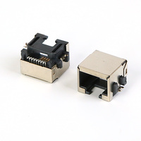 Connecteur réseau RJ45 modulaire 1x2 double port type DIP RJ45 8P8C Ethernet