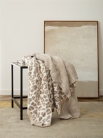 Ps Low Moqjacquard zèbre plage Wniter plage luxe tricoté léopard Robes Polyester bébé plume fil épais tricot couverture