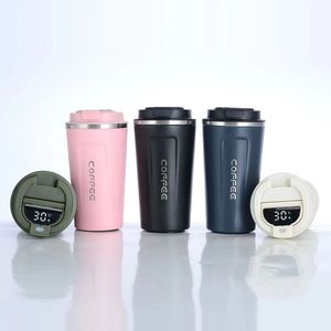 Mug isotherme de voyage en acier inoxydable avec affichage LED intelligent de la température, logo personnalisé, 380 ml, 510 ml, pour cadeaux d'affaires - Product Image 6