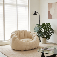 Canapé de détente inclinable Cloud Soft, fauteuil minimaliste idéal pour se détendre et dormir