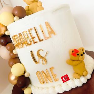 Décorations de gâteaux en acrylique personnalisées pour les fournitures de fête de pâtisserie, décorations de gâteaux, toppers de cupcakes en acrylique dorés « Joyeux Anniversaire » - Product Image 3