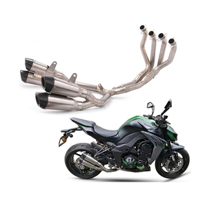 Système d'échappement complet pour moto sous le carénage pour <span class=keywords><strong>Kawasaki</strong></span> Z1000 2010 - 2021 Z1000SX 2010 - <span class=keywords><strong>2019</strong></span> en alliage de titane - Product Image 1