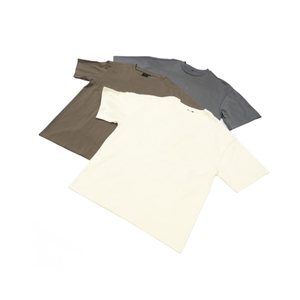 Camiseta personalizada con logo para hombre, 100% algodón, gruesa, extragrande, lisa, para hombre, OEM, venta al por mayor. - Product Image 1