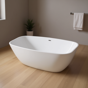 Bañera independiente Gemma 180x87x60 cm de diseño moderno para baño - Product Image 3