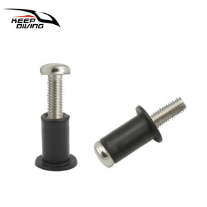 Tornillos de Fijación KEEP DIVING para Kayak, Resistentes a Impactos, con Tuerca Integrada, Recubiertos de Goma, 6 Piezas, Estándar Británico M5, No Estándar - Product Image 4