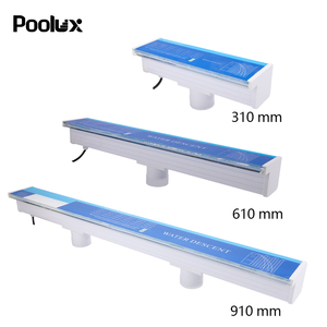 Cascade en acrylique LED, <span class=keywords><strong>prix</strong></span> de gros, en stock, pour <span class=keywords><strong>piscine</strong></span> moderne, paysage, cascade en cascade transparente - Product Image 4