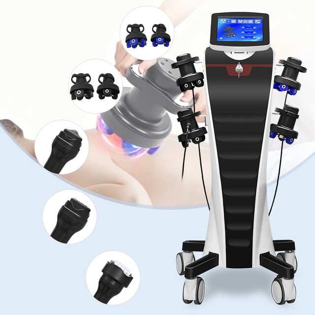 Professional 7 En 1 360 Electric Bead Rolling Drainage Slimming Lymphatic Whole Body Shape Roller Massage Care Therapy Machine