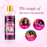 SLAYING LOLLI CustomizeLogo Beurre de Karité Huile de Ricin Perruque Kit de Soins Produits Laisser en Conditionneur Hydratation Instantanée Sans Rinçage