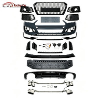 Kit carrosserie complet pour Audi A4 B8PA 2013-2016, mise à niveau au style B9 RS4, pare-chocs avant, calandre, pare-chocs arrière, accessoires de style automobile