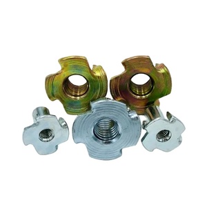 Inserción <span class=keywords><strong>de</strong></span> rosca M8x11 T, <span class=keywords><strong>tuerca</strong></span> en T con 4 clavijas, inserción roscada <span class=keywords><strong>para</strong></span> <span class=keywords><strong>madera</strong></span> o plástico - Product Image 2