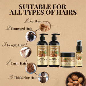 Factory Price Custom Organic Anti Hair Loss Best Private Label Natural OEM Argan Oil Hair <strong>Shampoo</strong> and Conditioner - Product Image 2