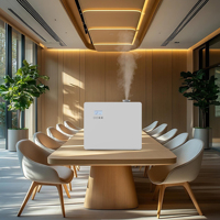 Diffuseur d'arômes électrique U10 personnalisable Crearoma pour HVAC, machine à parfum écologique en métal à fixation murale pour hôtel, sans eau
