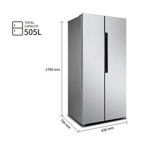 Réfrigérateur <span class=keywords><strong>Américain</strong></span> Ménager 528 L, Direct Usine, 220V 60Hz, Côte à Côte - Product Image 6