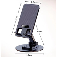 Hot top vente 2024 nouvelle arrivée rotatif téléphone portable tablette pc réglable support de support pliant