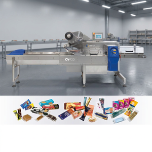 Línea de Empaquetado de Alimentos Industrial Automática Eléctrica Compacta de Alta Calidad de Fabricante Italiano, Línea Ergonómica de Papel, Film y Plástico - Product Image 3