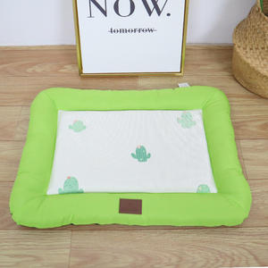 Perro Teddy Bichon Bulldog Moderno Sólido Verano Refrigeración Transpirable Ecológico Mascota Seda de hielo Estera Cama fresca Almohadilla para dormir - Product Image 5