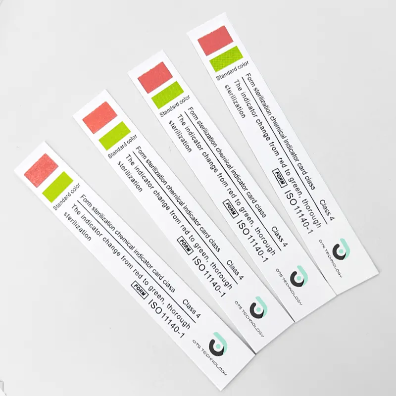 Groothandel Chemische Vorm Sterilisatie Monitoring Indicator Kaart Medische Autoclaaf Indicator Strips