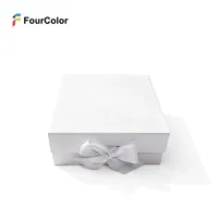 Boîte cadeau magnétique rigide pliable de qualité supérieure, imprimée sur mesure, pour l'emballage de cosmétiques et de bijoux