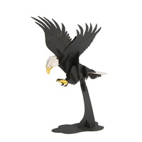 Puzzle en carton 3D Aigle, assemblage DIY, modèle d'animal pour cadeaux, papeterie et jouets