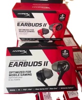 Audífonos Intrauditivos con Cable HyperX Earbuds II para Juegos, con Micrófono Integrado, Resistentes al Agua IPX-3, para Consolas PlayStation y Xbox