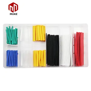 127PCS Polyolefin Thermo Cable Covers Heat Shrink Tubing Kit