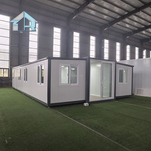 บ้านคอนเทนเนอร์หรูขนาด 40 ฟุต แบบถอดประกอบได้ 3 ห้องนอน พร้อมห้องครัว ห้องน้ำ บ้านเคลื่อนที่แบบโมดูลาร์ บ้านแบบพกพาถอดประกอบได้ - Product Image 1