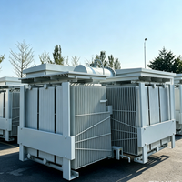 Transformateur triphasé 5500 kVA de type Hua, 35 kV 1,14 kV, sous-station en boîtier, refroidissement ONAN, IP54, modèle YB-40.5, personnalisé, commercial