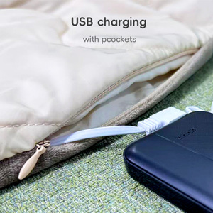 Couverture électrique d'hiver en gros Chauffe-<span class=keywords><strong>matelas</strong></span> Couverture électrique rechargeable Usb - Product Image 3