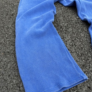 Comfort Casual Acid Wash Knit Waffle Tracksuits Custom Oversized Heavyweight Waffle Hoodie and Sweatpants Set <b>Jogging</b> <b>Suit</b> - Product Image 6