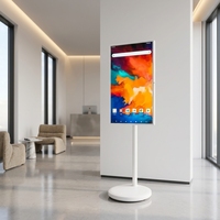 Téléviseur intelligent portable 32 pouces TX32-2 avec support mobile, tablette Android 15, 8 Go 128 Go, moniteur