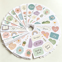 Autocollant de bénédiction pour mariage et fêtes, étiquette cadeau autocollante personnalisée avec logo
