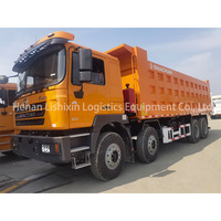 Shacman 30m3 Largo Box 8x4 12 roues camion à benne basculante à usage intensif 400hp moteur diesel nouvel état camion à benne basculante