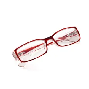 Hot Selling PC Frame Transparenter Stil Günstige Längliche Männer Frauen Lesebrille