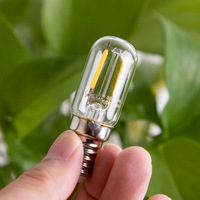 C7 T20 Mini lampe à LED vintage Ampoule à filament LED Dimmable 0.5W 1W 2W Edison Réfrigérateur E12 E14 G9 Ampoule Led à base