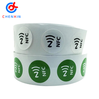 HF inviolable 213 anti-métal ferrite couche rfid étiquette d'autocollant nfc sur métal