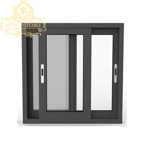 Puertas correderas de aluminio, puertas de doble acristalamiento, calidad Premium, precio de fábrica - Product Image 2