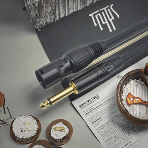 1.5m pvc ऑडियो xlr पुरुष 1/4 इंच sonsable माइक्रोफोन केबल एडाप्टर गोल्ड प्लेटेड पिन सोल्डर कॉपर एडाप्टर कंप्यूटर - Product Image 4