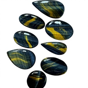 Cabochon de pierres précieuses en vrac multi-tigre naturel poli mélange forme toutes tailles cristal pour la fabrication de pendentifs de bijoux - Product Image 1