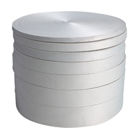 Sangle en polyester sergé classique, teinture uniforme et faible décoloration pour sangles de sacs et harnais professionnels