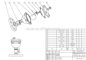 ISO9001 Certificat Simple Automatique De Boule Soupape De Décharge D'air - Product Image 4