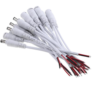 Câble d'alimentation CC QUANWEI 5,5*2,1 mm, connecteur femelle/mâle, prise jack, 12 V, isolation PVC, alliage de cuivre