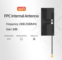 Antenne WiFi interne Cowin 40*18MM 2.4GHz 3dBi avec connecteurs UFL/MHF, câble RF1.13, prise en charge 5GHz, 10W