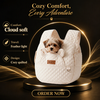 Sac à dos de transport pour animaux de compagnie, matelassé, écologique, confort nuage, tissu doux, sac de voyage pour chien et chat, extérieur, petits animaux, capacité 10 kg