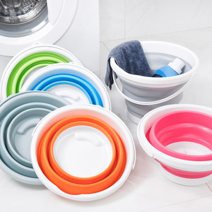 Xô nhựa gấp gọn đa năng, dùng được cho câu cá, bãi biển, vệ sinh nhà cửa, ngoài trời, chống thấm nước, có nắp đậy - Product Image 3