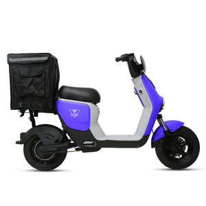 Motocicleta Eléctrica TXED de 14 Pulgadas, 48V, 500W, con Suspensión de Acero, Cuadro Blanco y Naranja, Frenos de Tambor Traseros, Motor en el Eje, para Adultos - Product Image 1