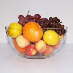 130oz Stackable Mixing Bowl 1000ml Eco-Friendly Reusable As Clear Plastic Fruit Bowl for Party - Product Image 2