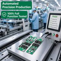 11,1 V 12,6 V/14,8 V 16,8 V Mejorar el equilibrio 18650 BMS para Motor de taladro Li-ion Cargador de batería de litio Placa de protección 3S 40A 60A