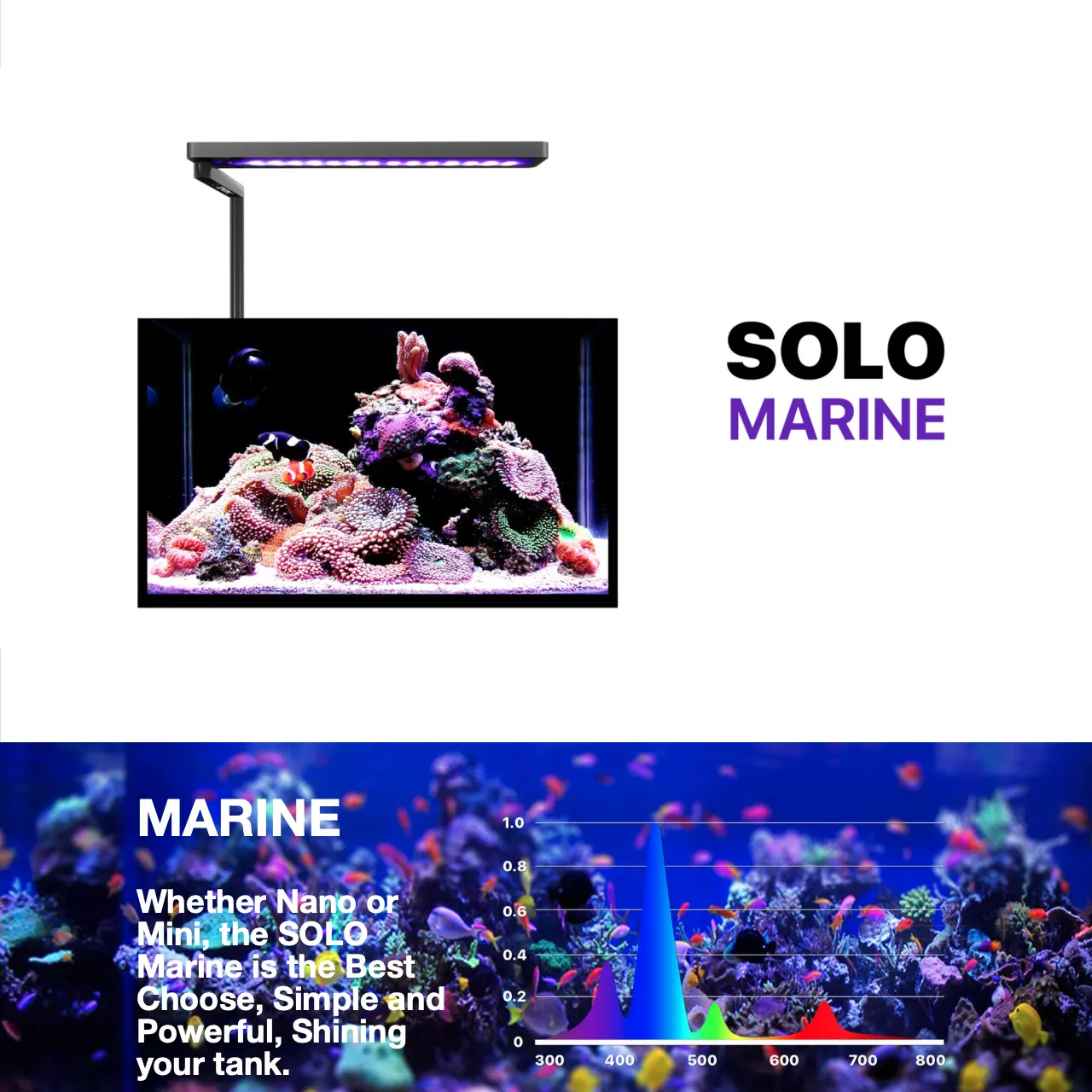 MICMOL Aquarium LED Lumière Dimmable Spectre Complet LED Aquarium lumière pour Fish Tank Aquarium Aquascaping