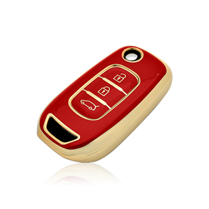 Mode doux TPU or argent bord pour renault duster voiture télécommande clé housse <span class=keywords><strong>coque</strong></span> - Product Image 5