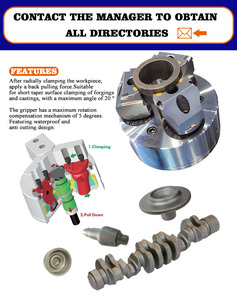 Mandril Hidráulico <span class=keywords><strong>Oco</strong></span> De Alta Precision De Tres Mandibulas Para Tornos CNC Power Chuck - Product Image 4